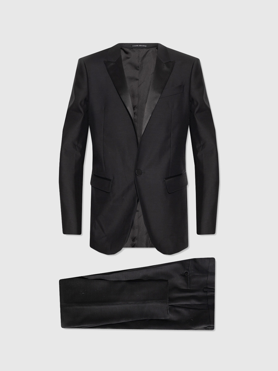 Black Wool Suit